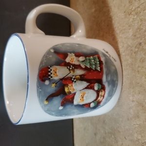 "Father Christmas" mug by Elaine Thompson 1997